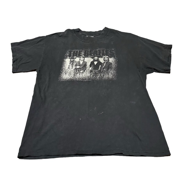 Other - The Beatles T-Shirt Mens Large Black Short Sleeve Band Tee 2003 Vintage Y2K